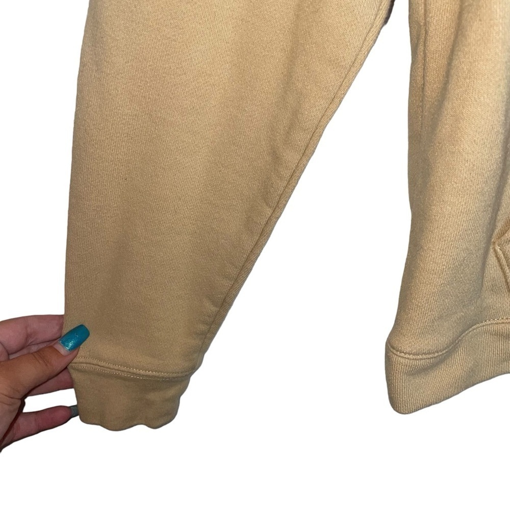 MADEWELL Dip-Dye Drawstring Hoodie Sweatshirt Dropped Shoulder Desert Dunes S - Picture 8 of 16